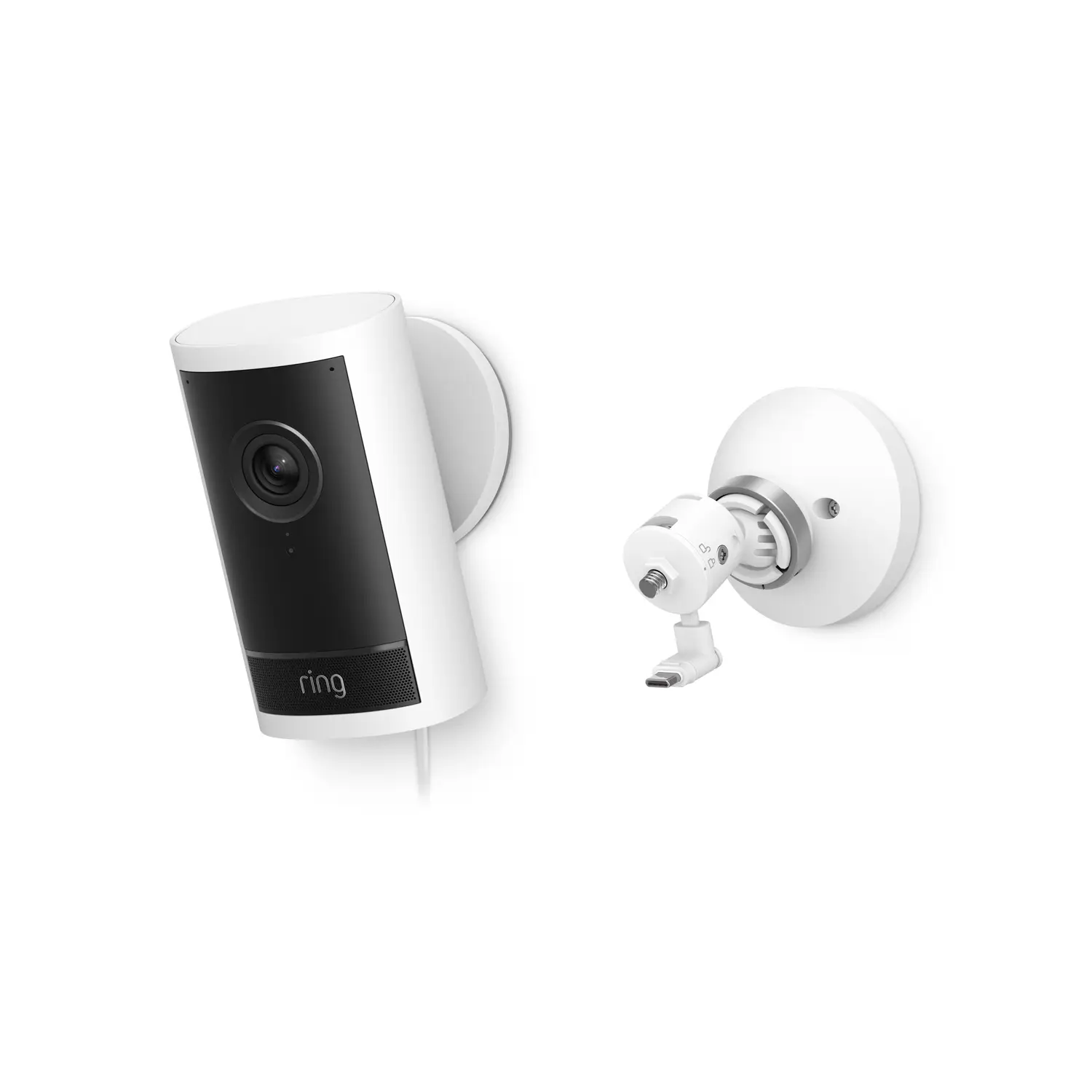 Ring Outdoor Cam Pro Retinal 4K, PoE, Wide Angle, 10x Zoom, White