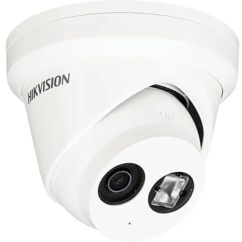 Hikvision IP Network AcuSense Turret Camera, 4MP, IR, IK10, Built-in Mic, 4mm