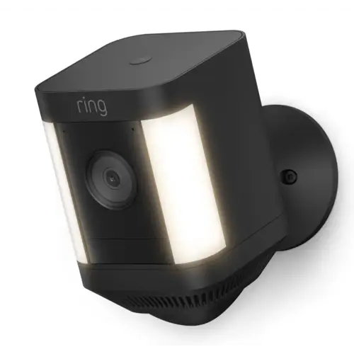 Ring Spotlight Cam Plus, Battery, Black