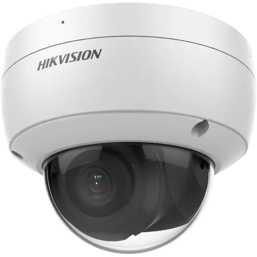 Hikvision IP Network AcuSense Dome Camera, 4MP, IR, IK10, Built-in Mic, 2.8mm