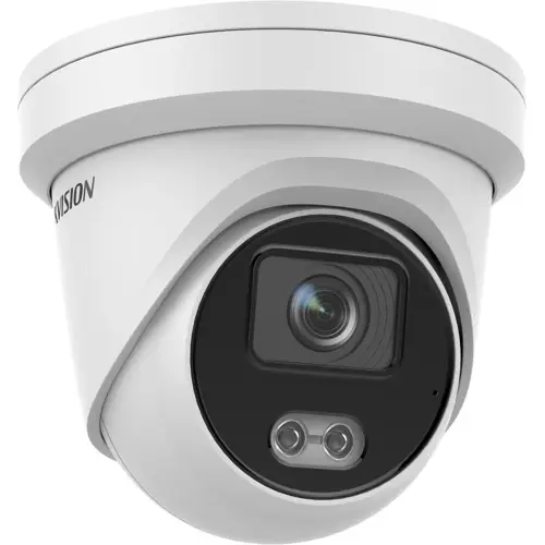 Hikvision 4MP ColorVu Fixed Turret Network, 2.8MM, White