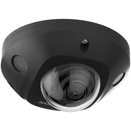 Hikvision IP Network Mini Dome AcuSense Camera, Mic, IK08, 4MP, 2.8mm, Black