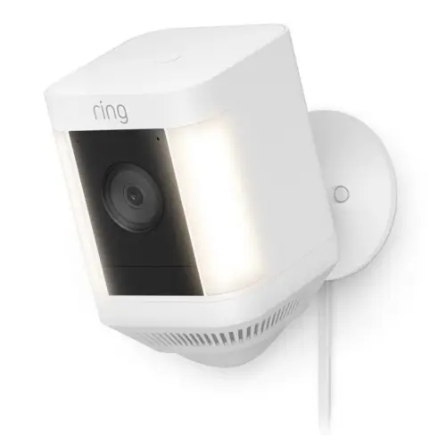 Ring Spotlight Cam Plus, Plug-in, White