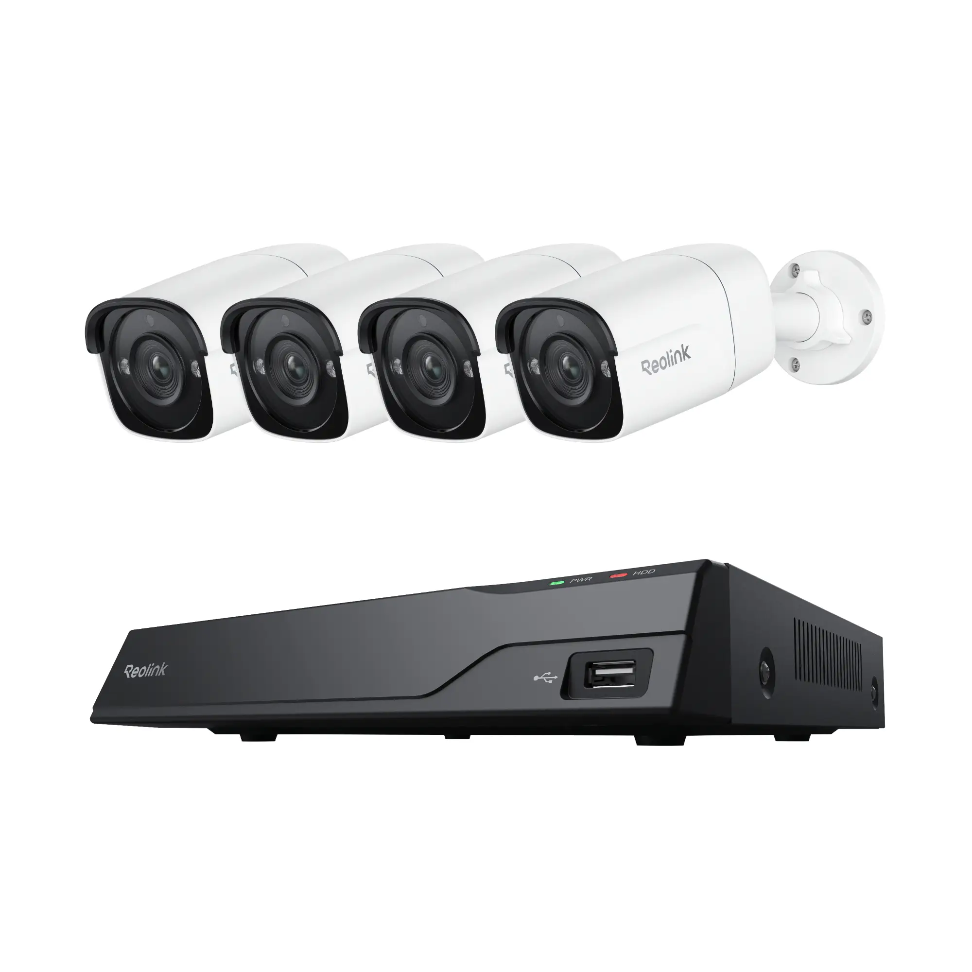 Reolink Security Camera Kit with 8CH NVR, 2TB HDD, 4 x 5MP PoE Bullet Cameras