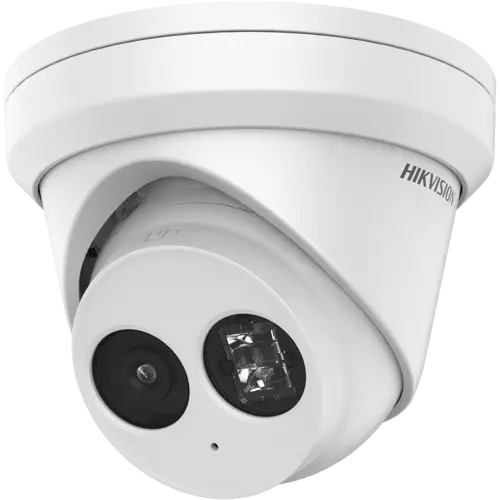 Hikvision IP Network AcuSense Turret Camera, 8MP 4K, IR, 4mm