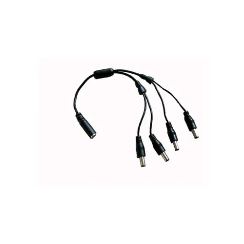 Power Splitter 1 Input 4 Output Barrel Connectors