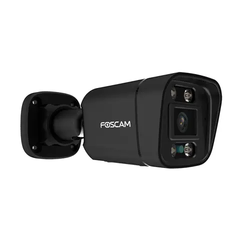 Foscam 4MP 2K PoE Bullet Camera StarLight with AI, IR LED,Siren,SpotLight,Black