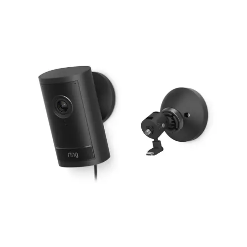 Ring Outdoor Cam Pro Retinal 4K, PoE, Wide Angle, 10x Zoom, Black
