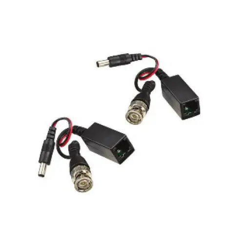 Azco Premium Video and Power Balun over CAT5 CAT6 Send Receive Pair