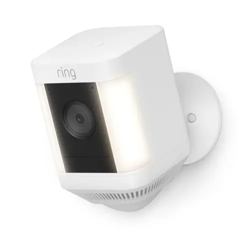Ring Spotlight Cam Plus, Battery, White